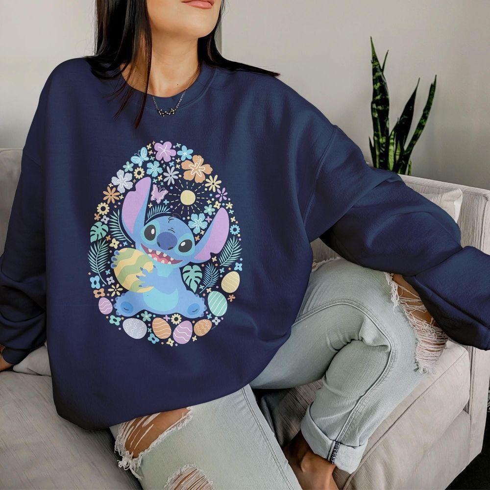 Stitch Easter Egg Flowers Spring Disney Vuitino Apparel Stitch Easter Egg Flowers Spring Disney Vuitino Apparel